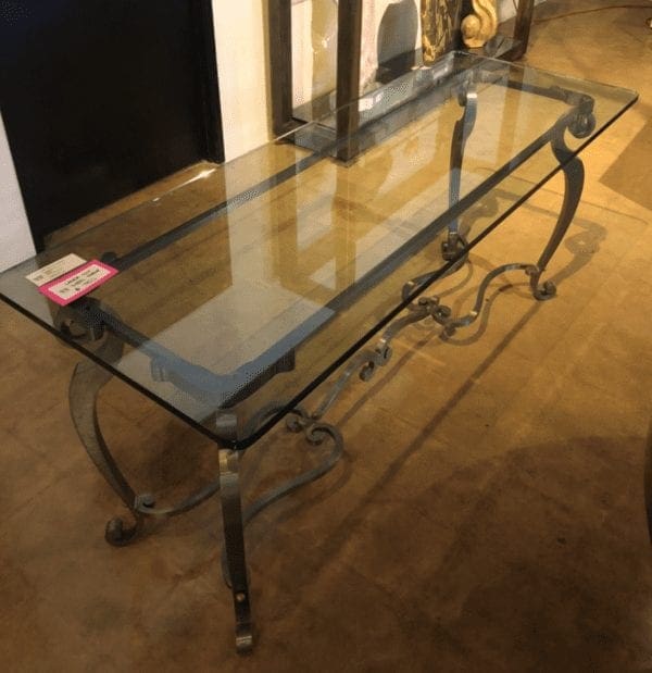 William and Wesley Laser Cut Steel Table