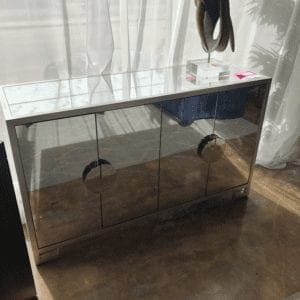 William & Wesley - Mirrored Bar Cabinet