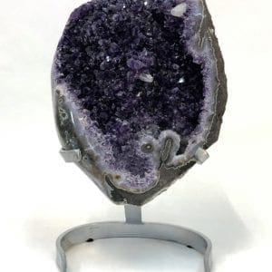 Amethyst with Calcite Crystals