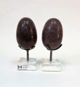 Lepidolite Egg Duo
