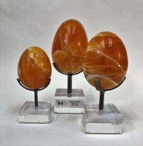 Orange Calcite Eggs